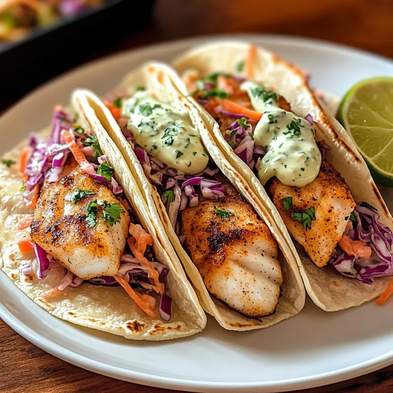 Fish Tacos Lime Crema: The Ultimate Recipe for Flavor