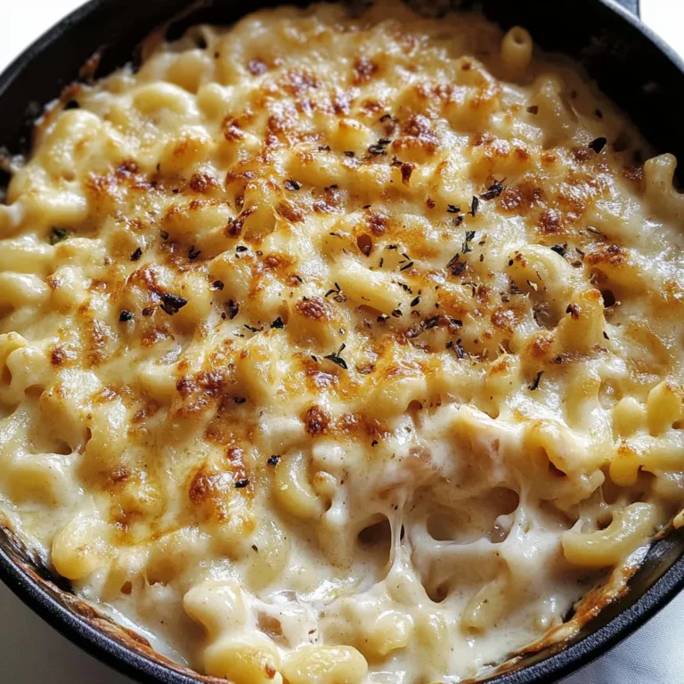 French onion soup mac & cheese