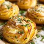 Garlic Parmesan Duchess Potatoes