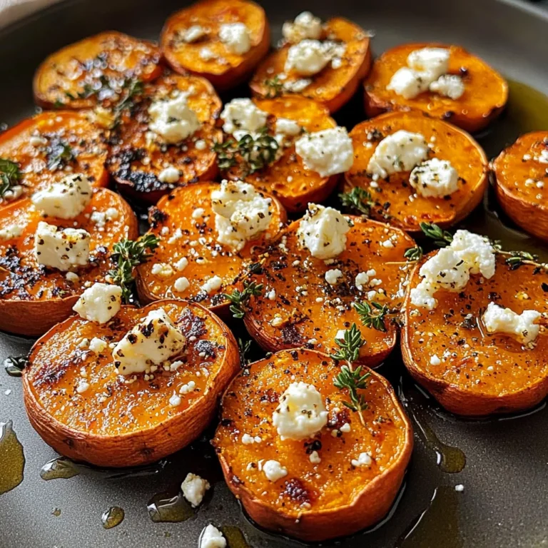 Honey Feta Sweet Potato Rounds: A Delicious & Easy Recipe