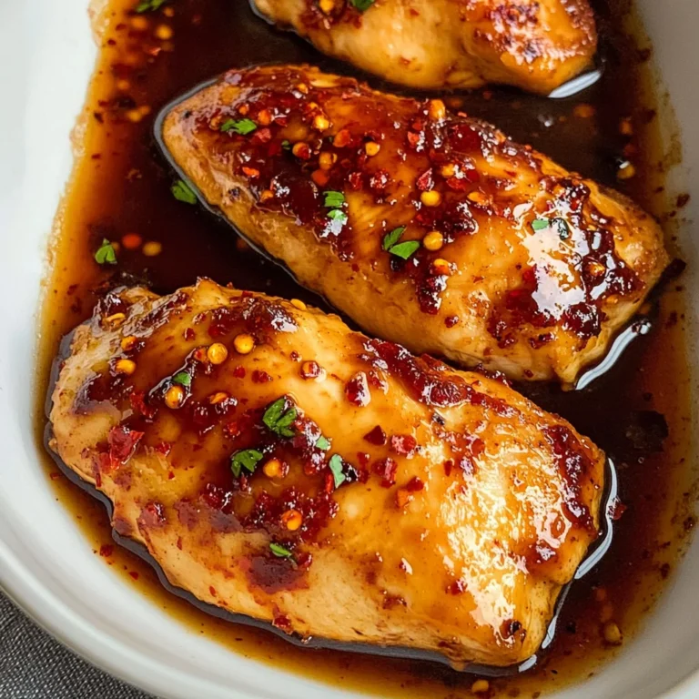 Hot Honey Baked Chicken Breasts 