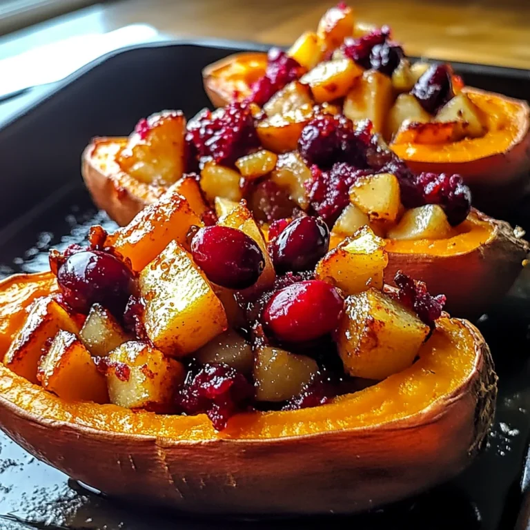 Indulge in Cranberry Apple Twice-Baked Sweet Potatoes This Fall!