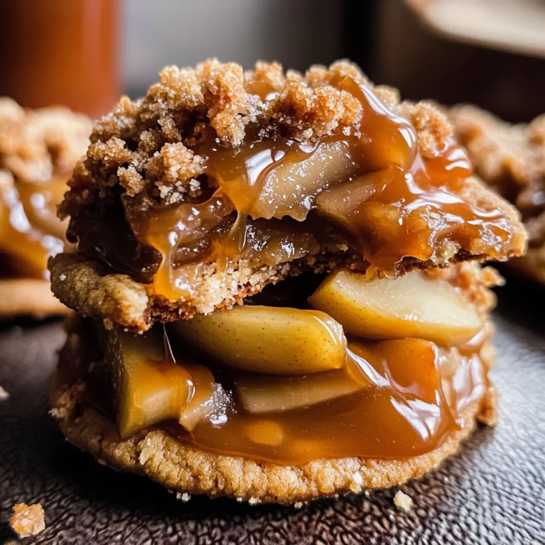 Salted Caramel Apple Pie Cookies