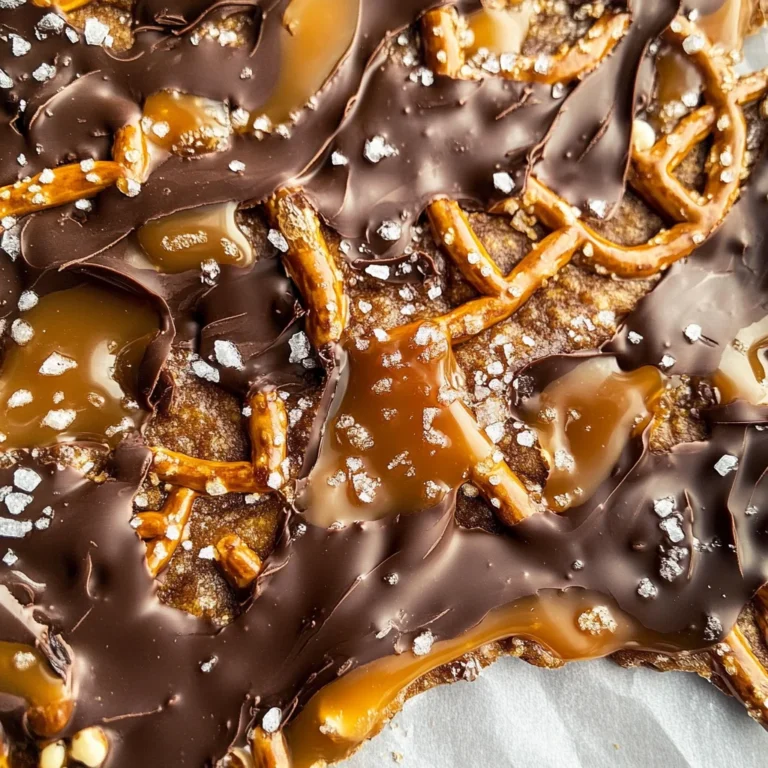 Salted Caramel Pretzel Bark