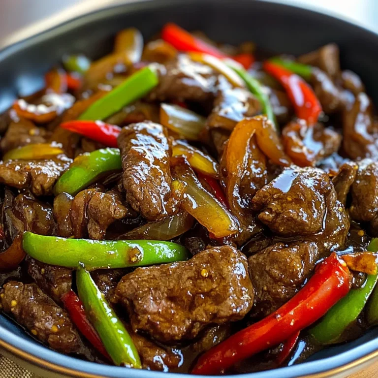 Sizzling Chinese Pepper Steak with Onions