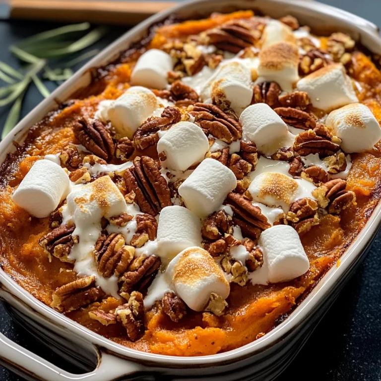 Southern Maple Sweet Potato Casserole
