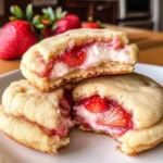 Strawberry Cheesecake Cookies