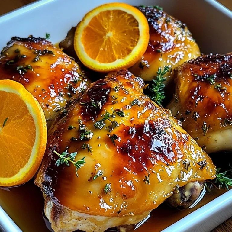 Sweet and Savory Roasted Orange Chicken