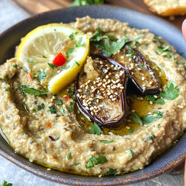 Vegan Baba Ganoush Lebanese Recipe