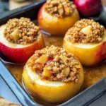Apple Crisp Stuffed Apples