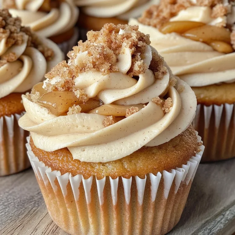 Apple Crumble Cupcakes