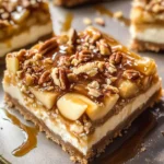 Caramel Apple Cheesecake Bars