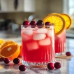 Cranberry Orange Sparkler Mocktail Recipe
