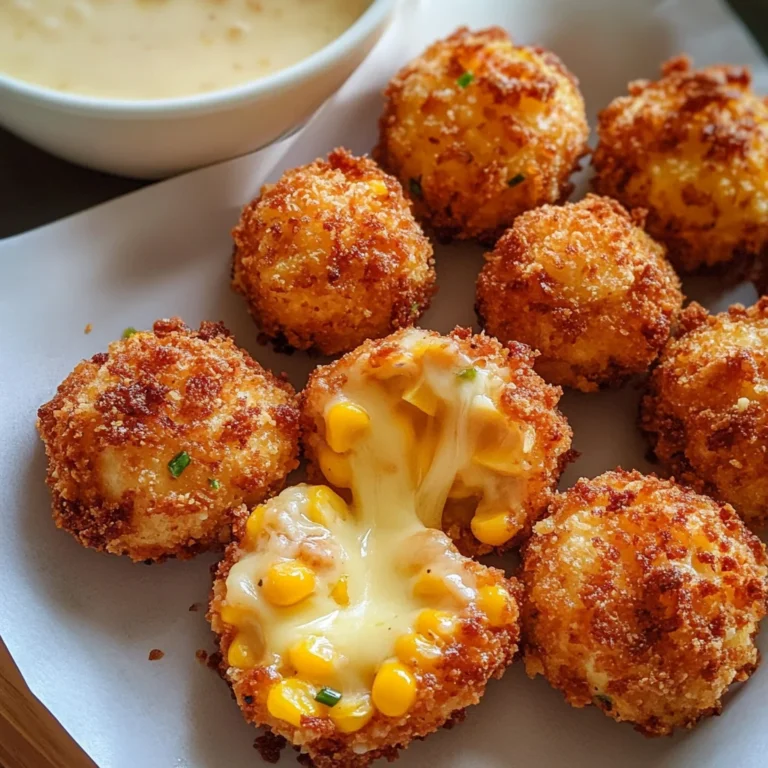 Crispy Corn Cheese Bites