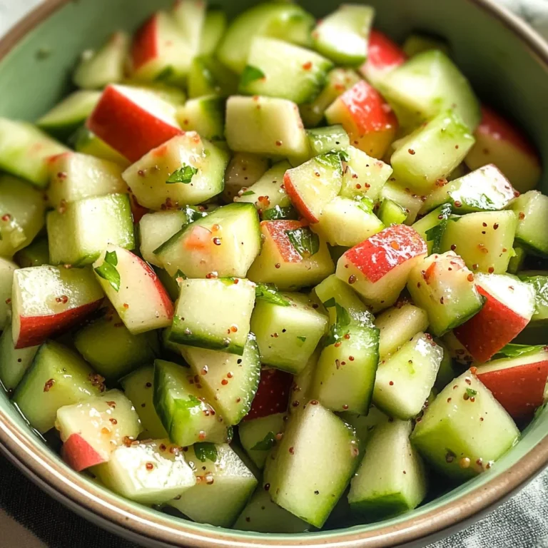 Cucumber Apple Salad