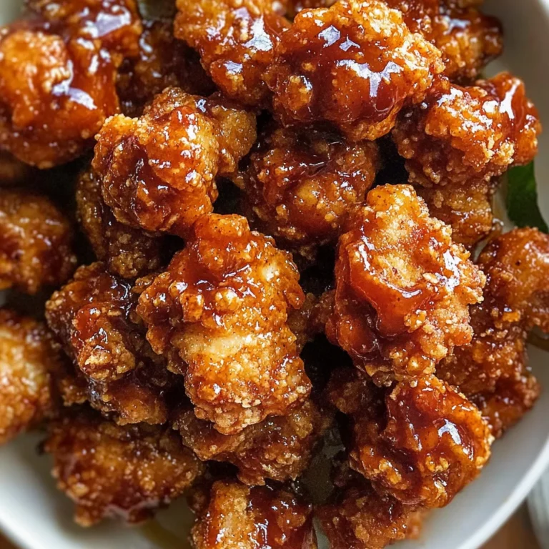 Delicious Baked Honey BBQ Popcorn Chicken Recipe