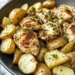 Garlic Parmesan Chicken and Potatoes (One-Pan Dinner)