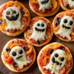 Halloween Mini Pizzas