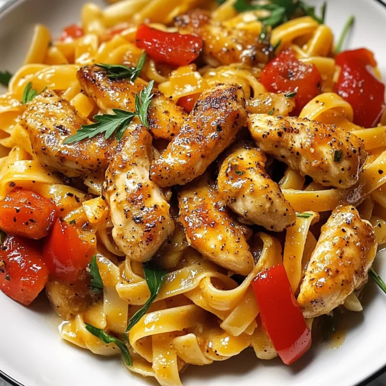 Honey Pepper Chicken Pasta