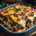 Low-Carb Bacon Cheeseburger Casserole: A Delicious and Easy Recipe for Keto Lovers