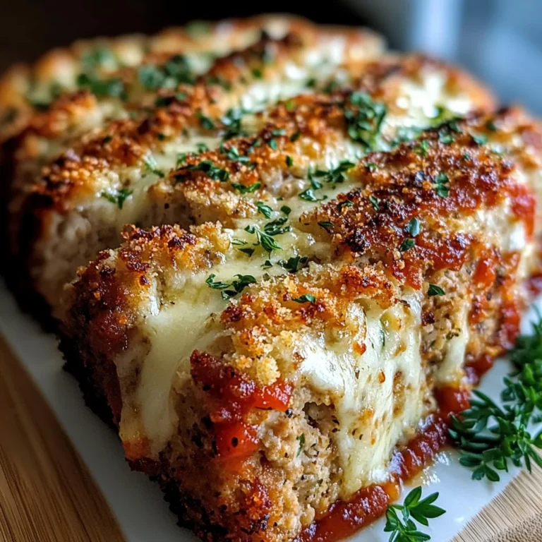 Parmesan Chicken Meatloaf