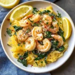 Quick Spaghetti Squash Shrimp Scampi Recipe