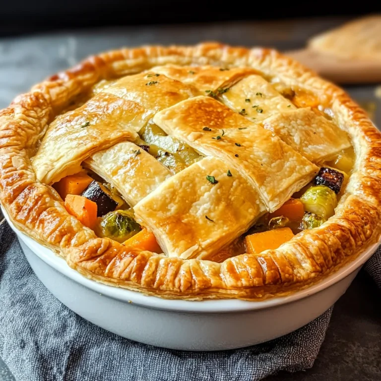 Roasted Autumn Vegetable Pot Pies