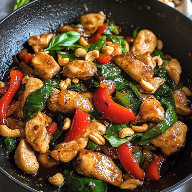 Spicy Thai Basil Chicken