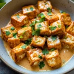 Spicy Tofu with Creamy Coconut Sauce Recipe That Delights