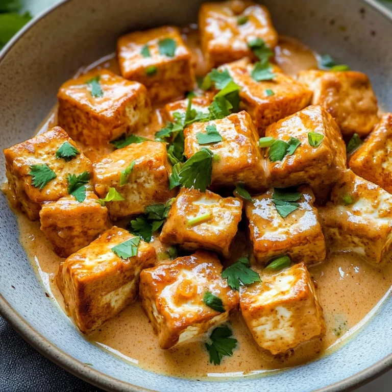 Spicy Tofu with Creamy Coconut Sauce Recipe That Delights