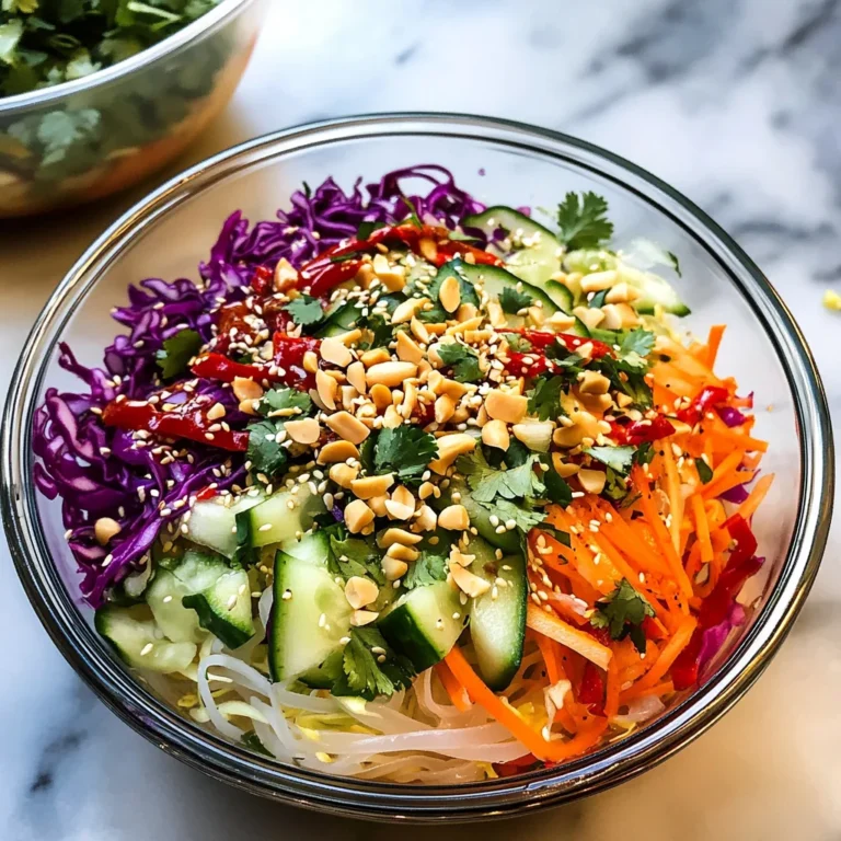 Spring Roll Salad with Spicy Ginger Dressing
