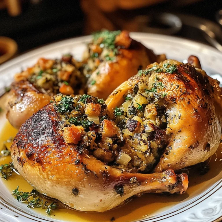 Stuffed Cornish Game Hens