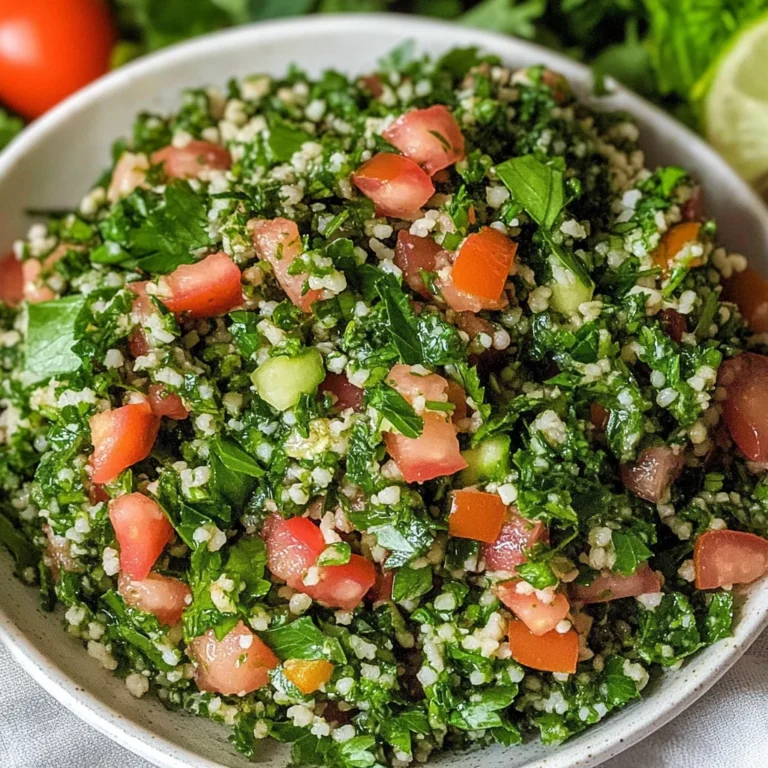 Tabouli Salad Recipe (Tabbouleh)