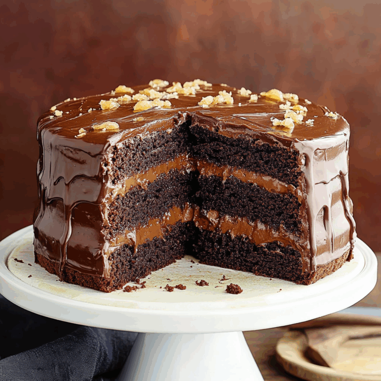 SALTED CARAMEL CHOCOLATE FUDGE CAKE RECIPE