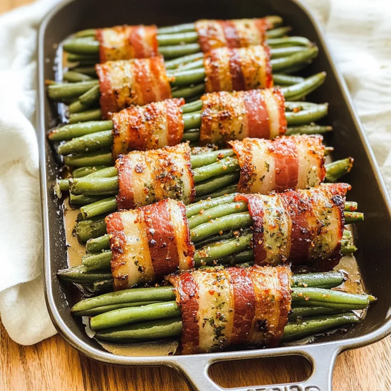 Bacon-Wrapped Green Bean Bundles recipe