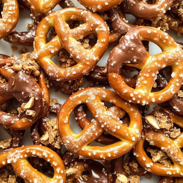 Butter Toffee Pretzels