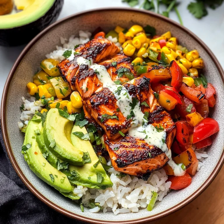 Chili Lime Salmon Bowls