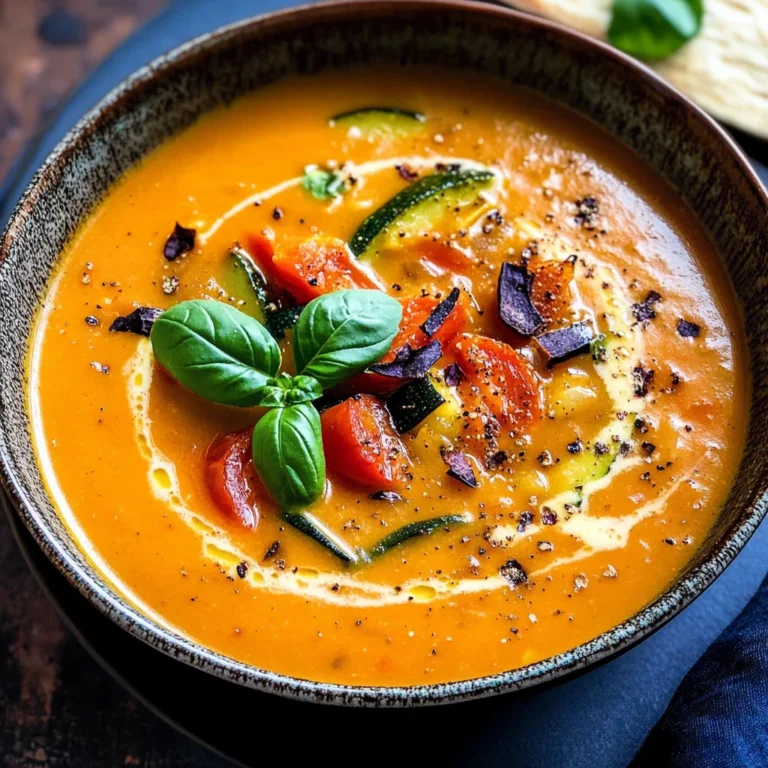 Creamy Roasted Veggie Soup