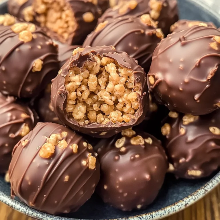 Peanut Butter Balls with Rice Krispies