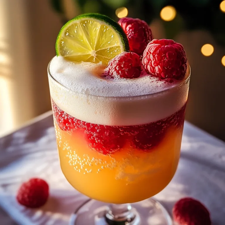 Raspberry Passionfruit Tequila Sour