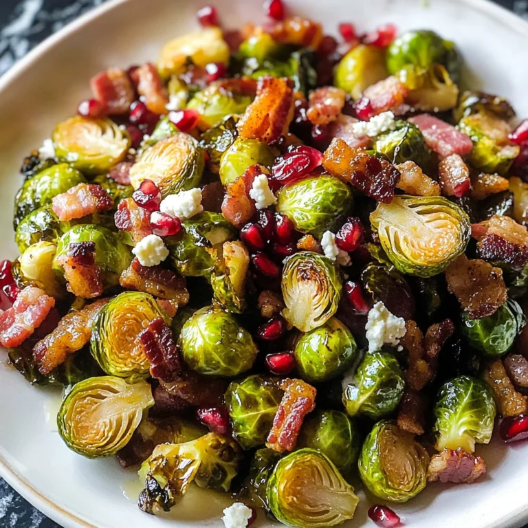 Roasted Bacon Brussels Sprouts with Salted Honey