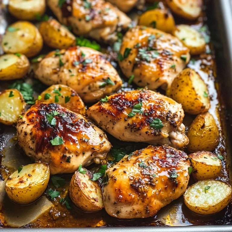 Sheet Pan Chicken and Potatoes