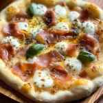 White Pizza with Prosciutto & Hot Honey