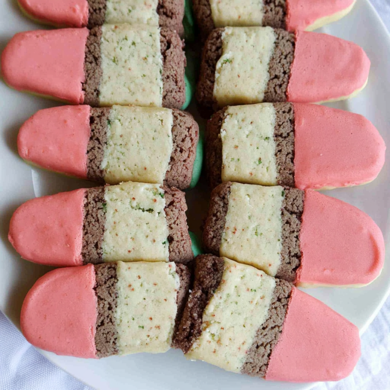 Italian Spumoni Cookies